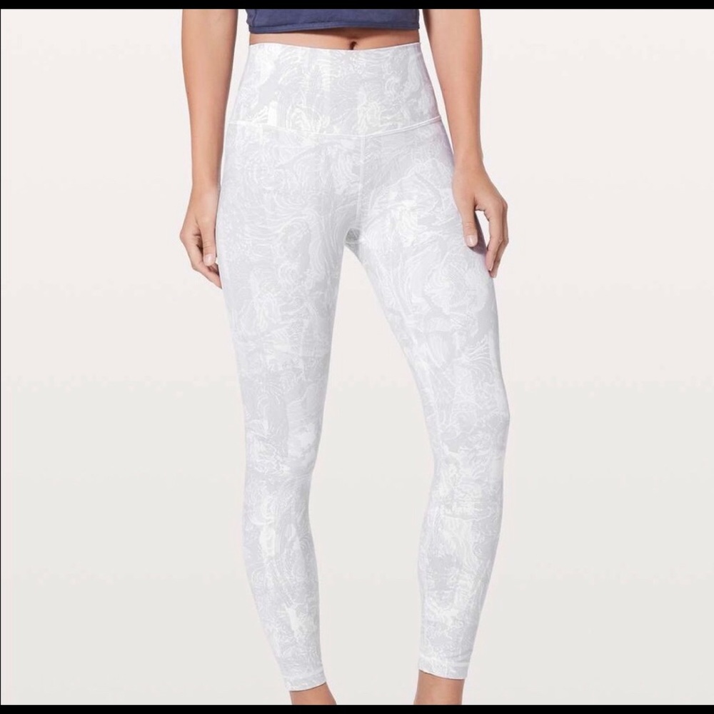 Lululemon white and grey leggings